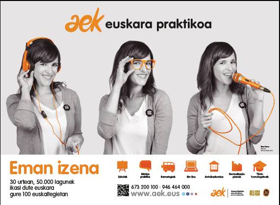 Ikasturte berrirako izen-ematea zabalik dago AEK euskaltegian