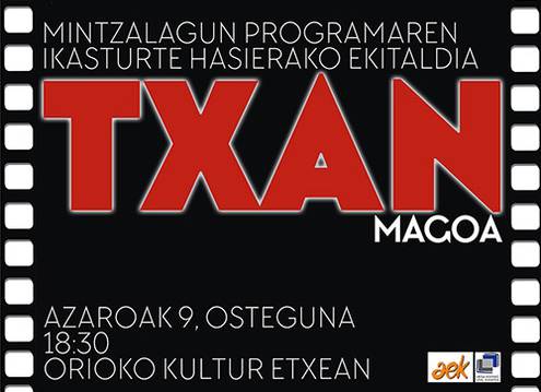 Mintzalagun programa aurkeztuko dute ostegunean Orion