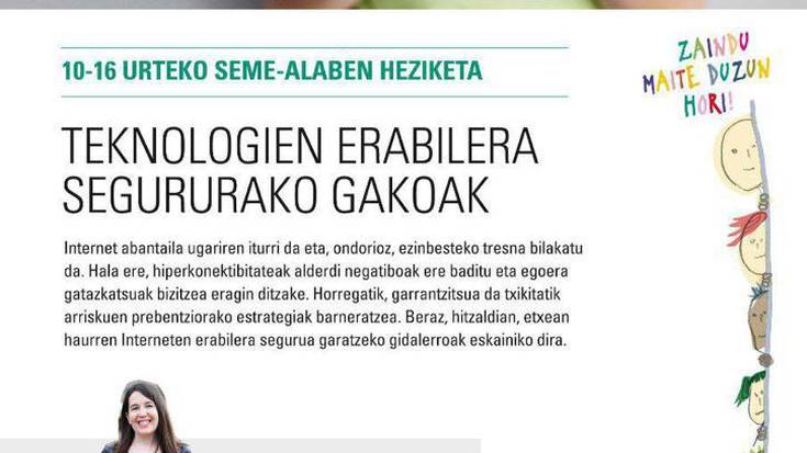 'Teknologien erabilera segururako gakoak'