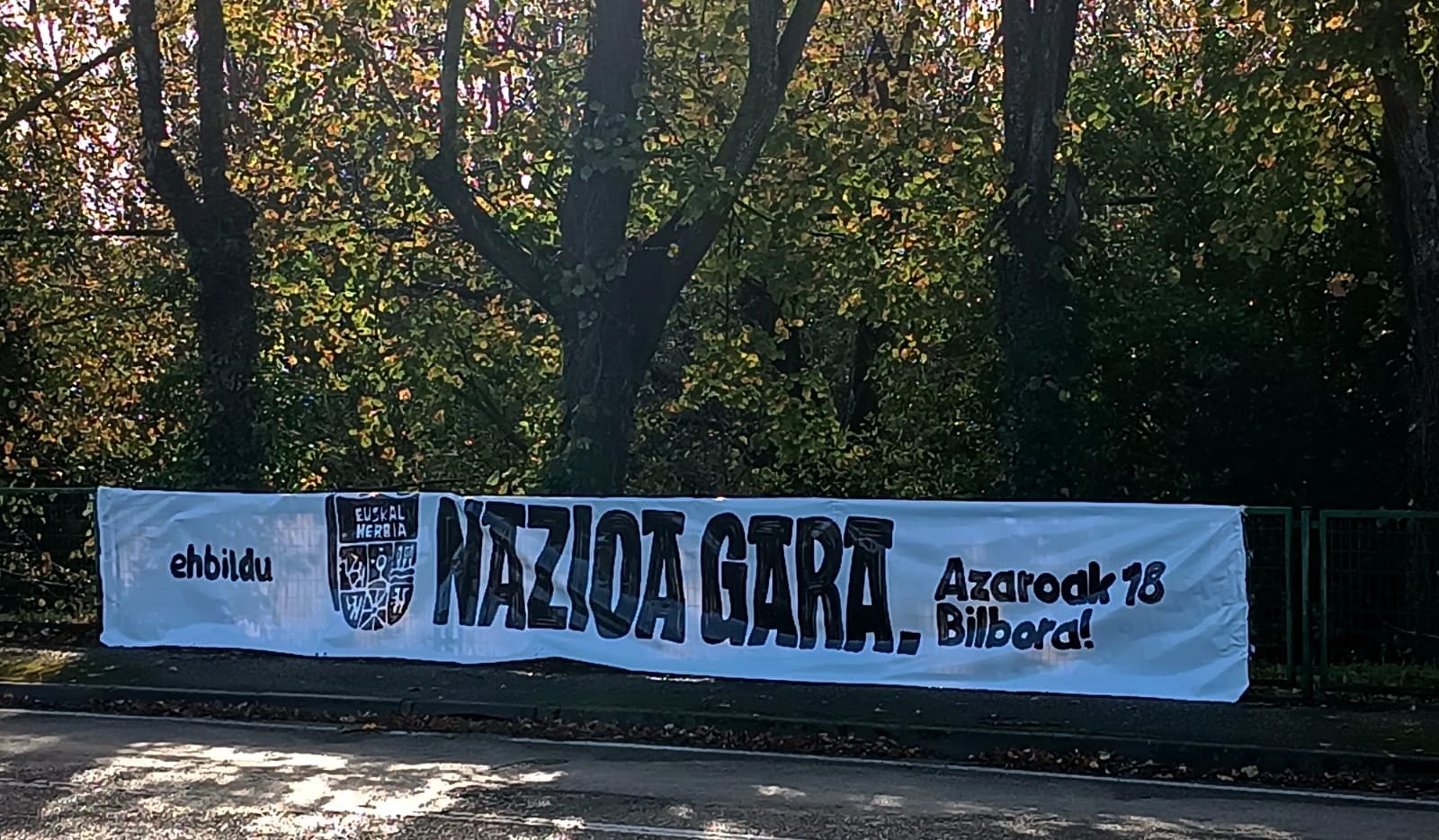 Azaroaren 18an Bilbon egingo den nazio mobilizazioan parte hartzera deitu du Azpeitiko EH Bilduk