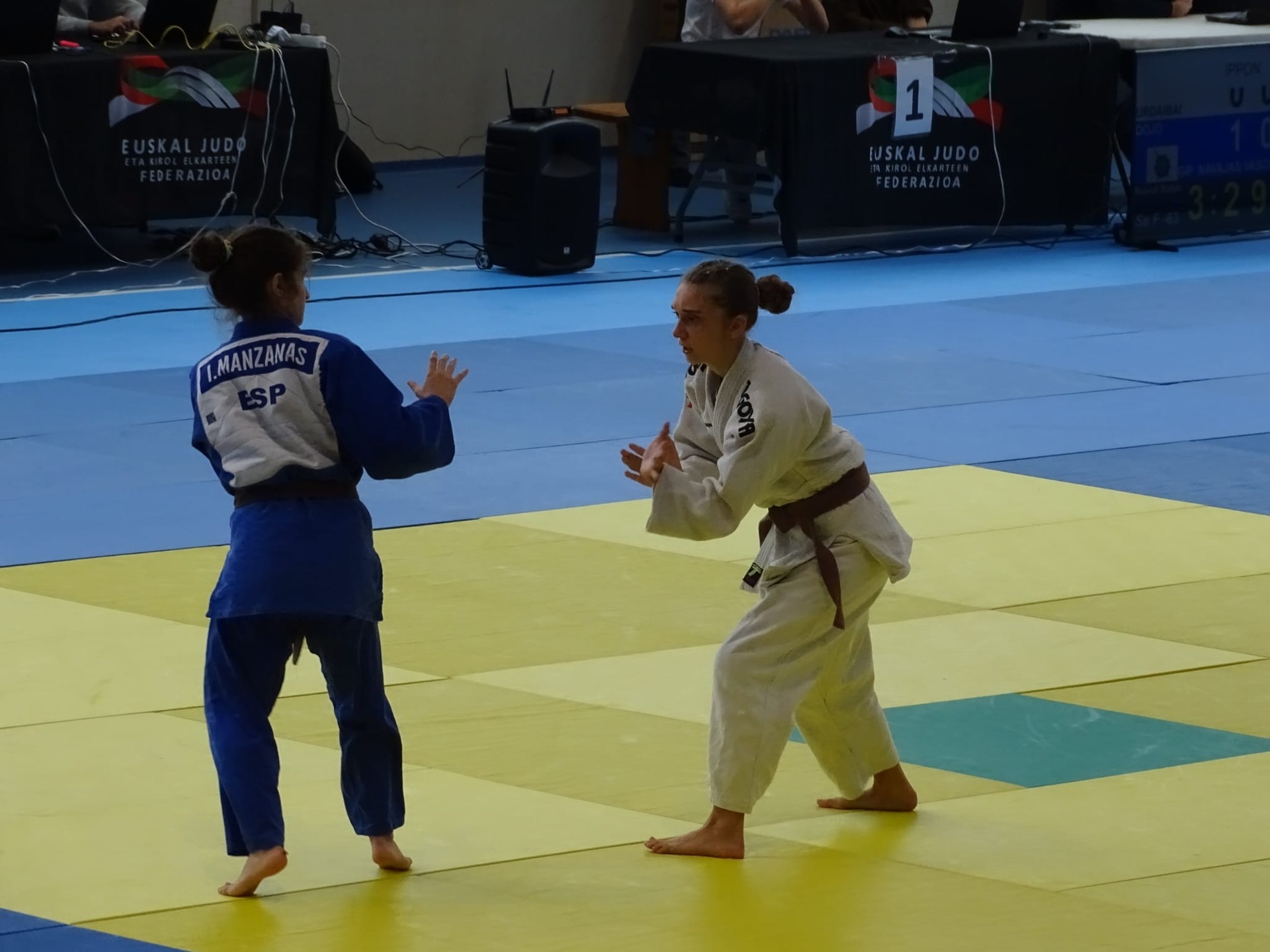 Itxaso eta Eva Manzanas hirugarren sailkatu dira Euskadiko Senior Judo Txapelketan