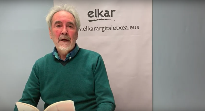 Joxean Agirre idazleak 'Distira eta alderantzia' nobela kaleratu du