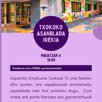 Emakume Txokoak 15 urte asanblada irekia