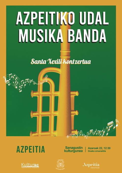 Kontzertua: Azpeitiko Musika Banda, Santa Zezilia kontzertua