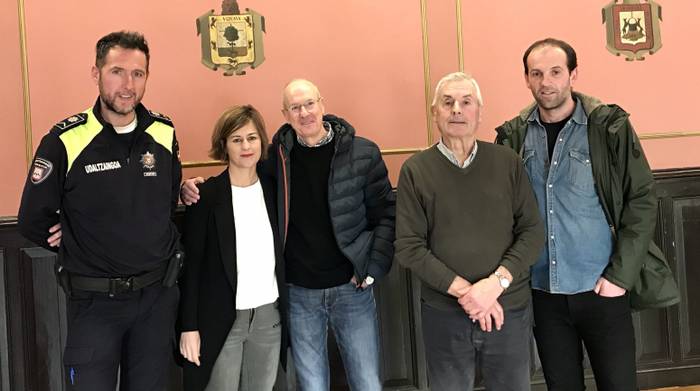 Joxe Anjel Aristi udaltzainburu ohiari aitortza egin dio Azpeitiko Udalak