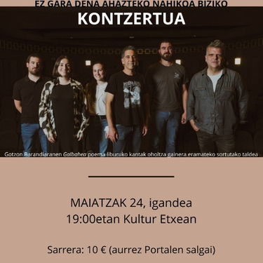 Kontzertua: Galbahe