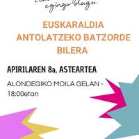 Euskaraldia antolatzeko batzordearen bilera