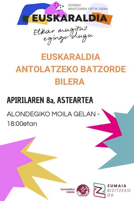 Euskaraldia antolatzeko batzordearen bilera