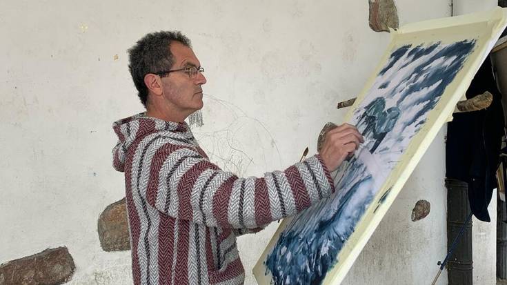 Zumaiako parajeak mihise gainera eraman dituzte kaleko pintura lehiaketan
