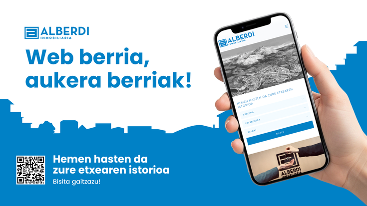 Alberdi Inmobiliaria: webgune berria, aukera berriak!
