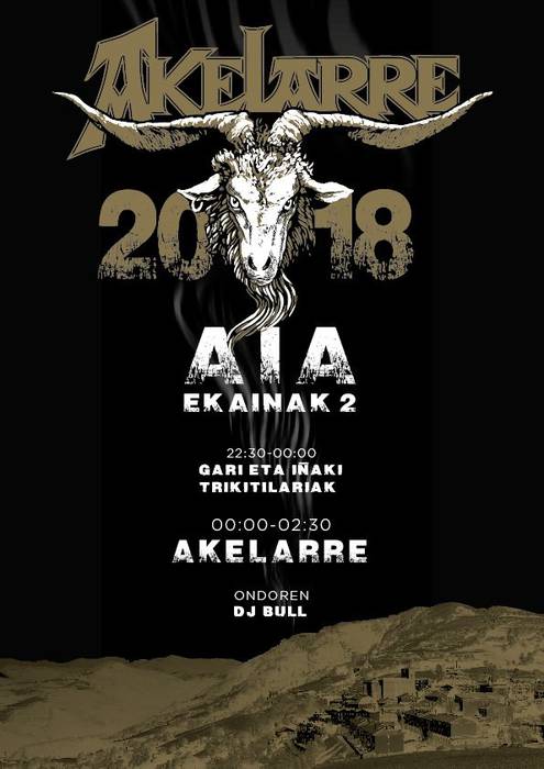 Gaueko autobus zerbitzu berezia jarri dute Aiara, Akelarreren kontzertura