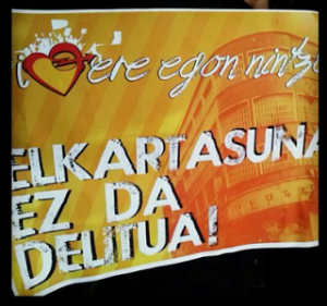 Aratz Madariaga eta beste 18 lagun epaiaren zain geratu dira Kukutza auzian