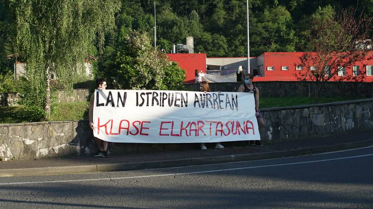 Madariagan gertatutako lan istripua salatu dute hainbat herritarrek