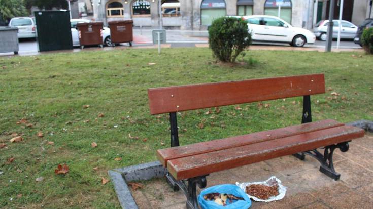 Kalean animalientzat jana uztea salatu du herritar batek