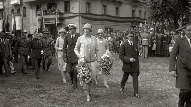 Victoria Eugenia erreginaren bisita Oriora