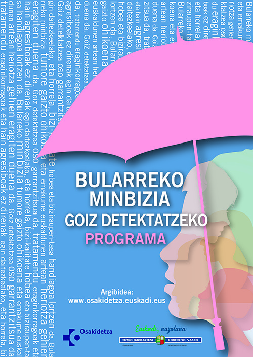 Bularreko minbizia goiz detektatzeko programan parte hartzera deitu dituzte 50-69 urte bitarteko emakumeek 