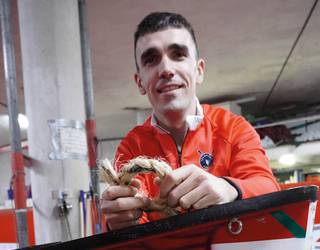 Eñaut Larrañaga: "Ea Telmo Deun gorengo mailara itzularazteko gai garen"