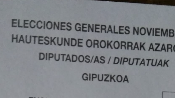 Alderdiek gezurtatu egin dute boto paperen zurrumurrua