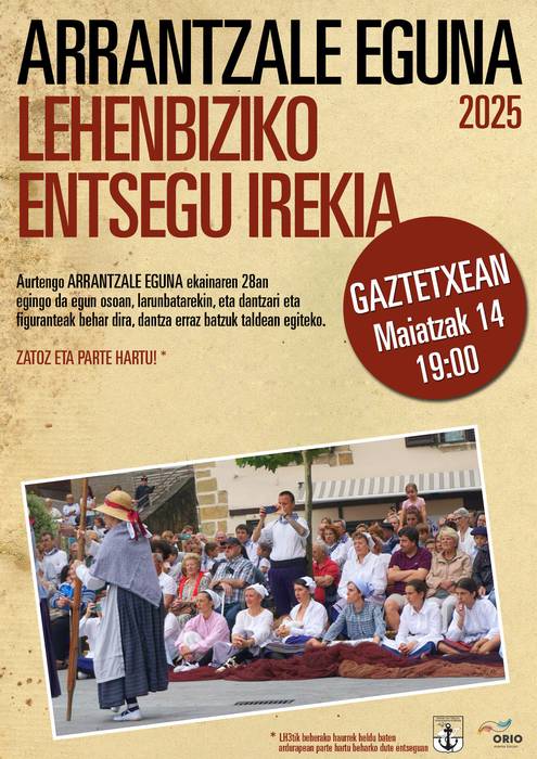 Entsegua: Arrantzale Eguneko dantza emanaldiko lehen entsegua