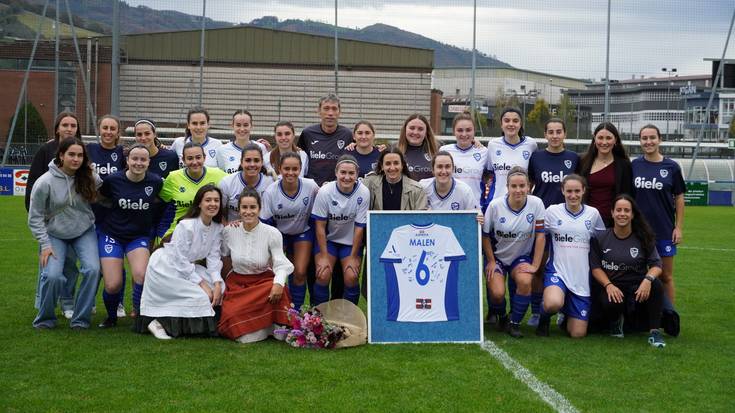 Malen Astigarraga "10eko jokalariari" maila bereko omenaldia egin dio Lagun Onakek