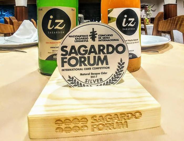 Izeta sagardoak bigarren postua lortu du Nazioarteko Sagardo Lehiaketan