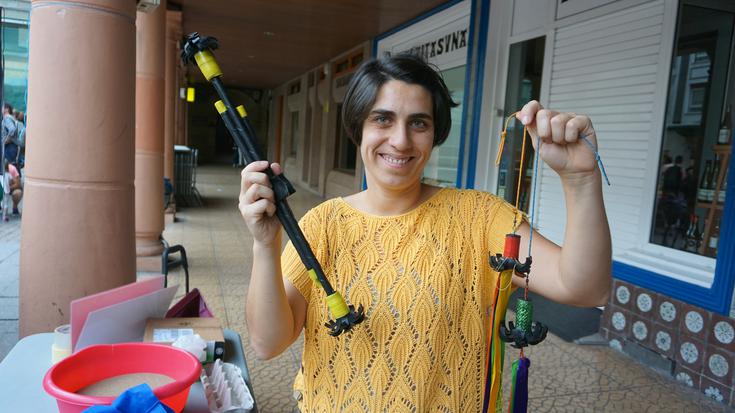 Nere Rubio: "Norberaren gaitasunak eta mugak ezagutzeko eta lantzeko aukera ematen dute zirkuko diziplinek"