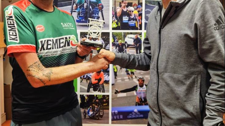 Alberto Rebollo bigarren Behobia-Donostia lasterketan mugimendu ezintasun mailan