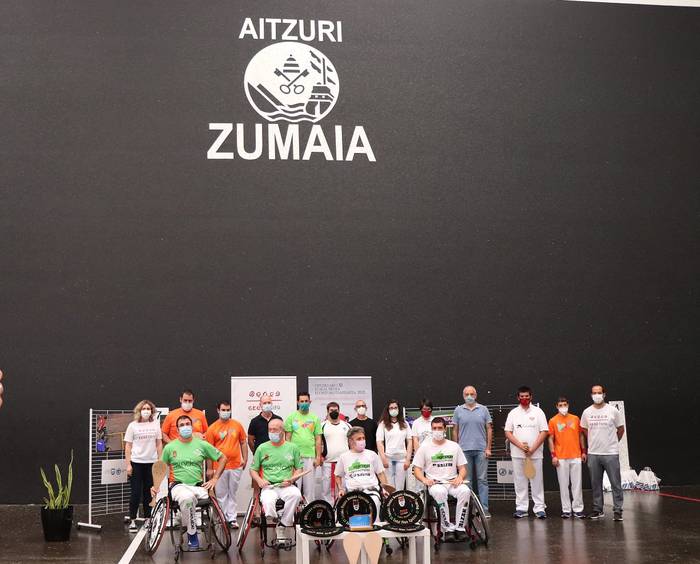 Aitzurik Gipuzkoako pala egokituko txapelketaren finalak hartuko ditu
