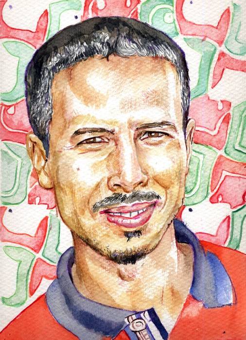 Jamal Gharbaoui: "Marokon artea aberatsentzat izaten da, eta artelan famatuak gustatzen zaizkie"