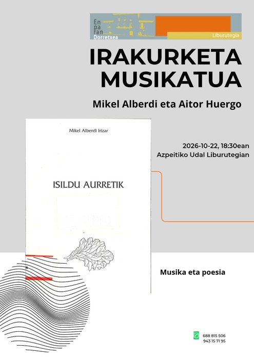 Irakurketa musikatua Mikel Alberdi eta Aitor Huergoren eskutik