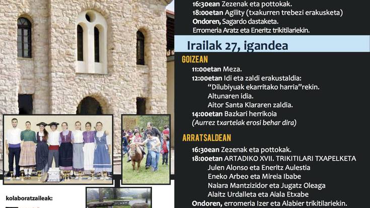 Larunbatean hasiko dira Artadin San Migel jaiak ospatzen