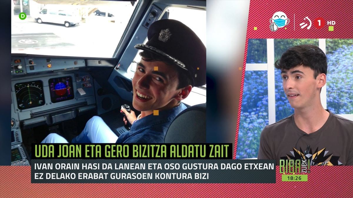 Ivan Castro erizaina, ETB1eko 'Biba zuek!' saioan izan da