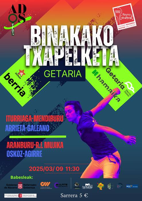 Pilota txapelketa: Binakako Txapelketa Getarian