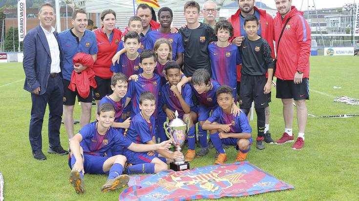 Bartzelonak irabazi du kimu mutilen Azpeitia Cup