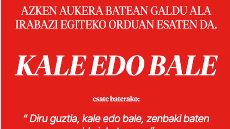 Kale edo bale