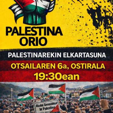 Elkarretaratzea: Palestinaren aldeko elkarretaratzea