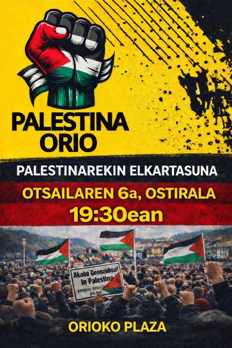 Elkarretaratzea: Palestinaren aldeko elkarretaratzea