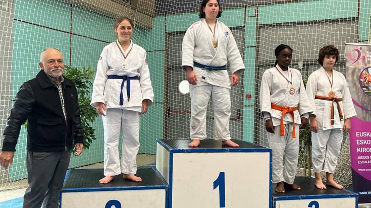 Euskadiko Judo Txapelketan bigarren egin du Alba Padronesek