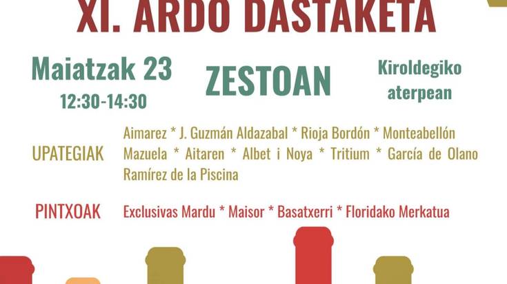 Zestoako XI. Ardo Dastaketa Eguna