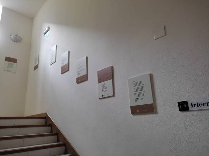 'Hitzak Zaindari' erakusketa ikusgai dago Sanz Enean