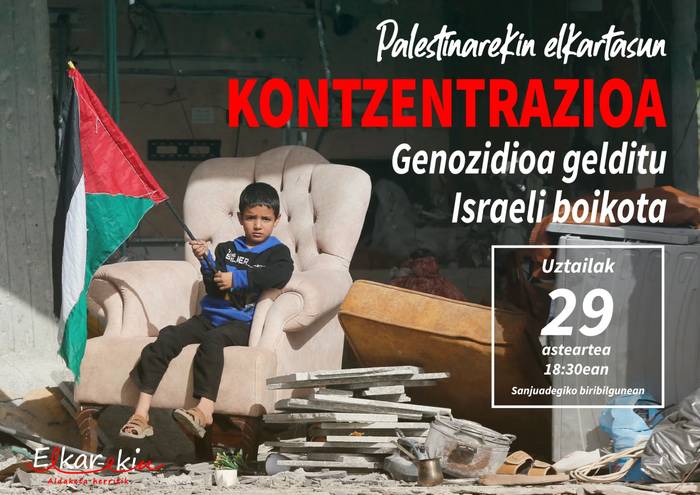 Palestinaren aldeko elkarretaratzea