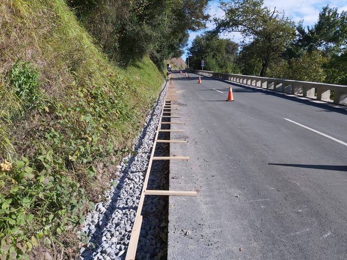 Kanteragaina eta Bedua arteko errepidean konponketa lanak hasi ditu aldundiak