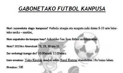 Gabonetako Futbol Kanpuserako izen-ematea zabalik