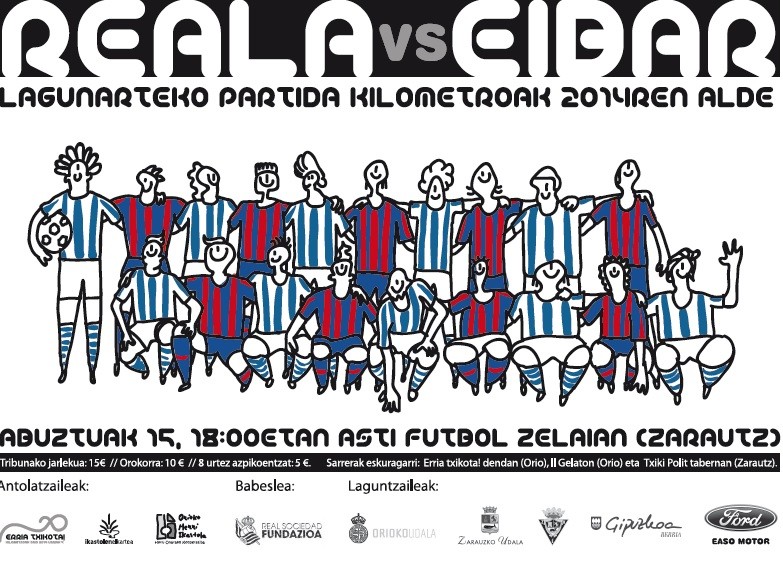 Futbol derbia Kilometroak jaiaren alde