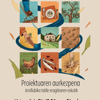 Amillubi Lurra Taupaka proiektuaren aurkezpena