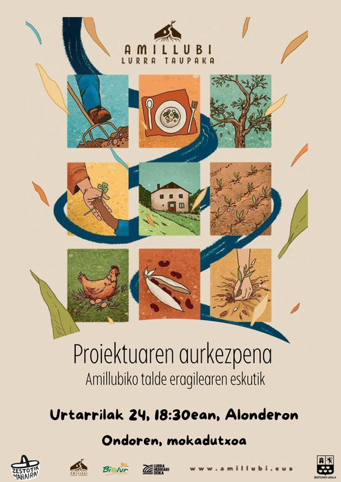 Amillubi Lurra Taupaka proiektuaren aurkezpena
