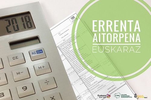 Errenta aitorpena euskaraz egiteko deia egin dute UEMAK eta Orioko Udalak