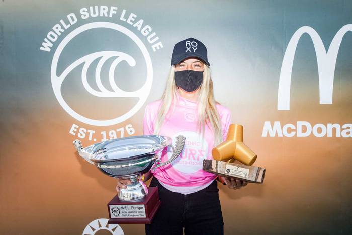 Janire Gonzalez de Txabarri Europako txapeldun surfean