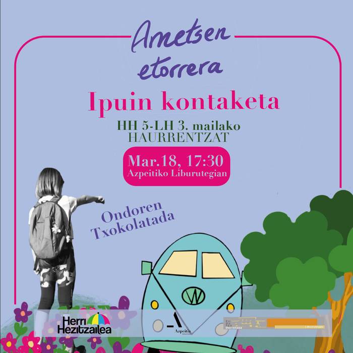 'Ametsen etorrera' liburuaren kontaketa