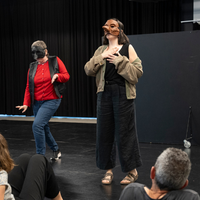 Helduen antzerki tailerreko proba saioa